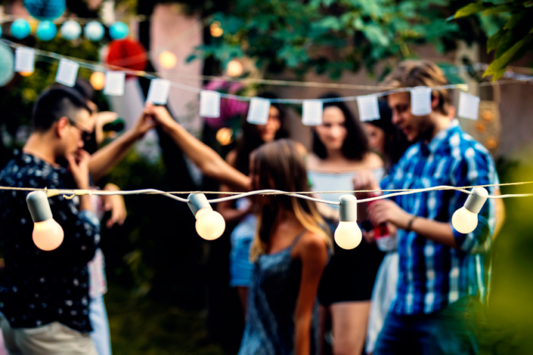 Backyard party theme