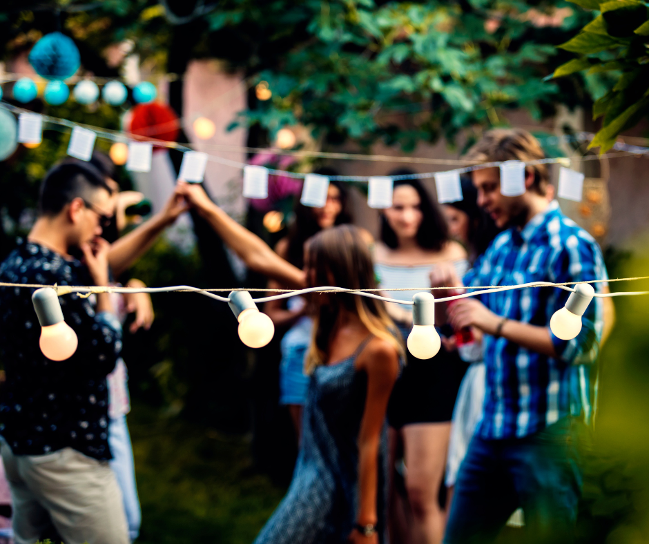 Backyard party theme