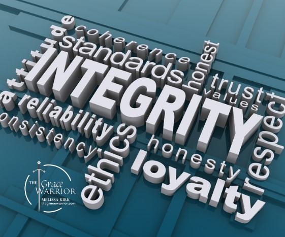 Picture showing Living with Integrity