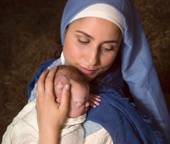 Picture Showing Thoughts of Mary