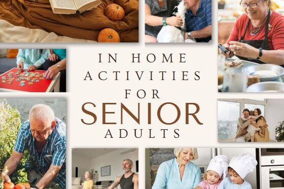 Picture showing activities for homebound seniors